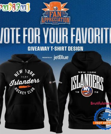 New York Islanders Fan Appreciation Night Limited Edition 2026 Black Hoodie