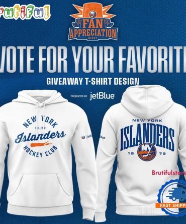 New York Islanders Fan Appreciation Night Limited Edition 2026 White Hoodie