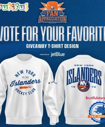 New York Islanders Fan Appreciation Night Limited Edition 2026 White Sweatshirt