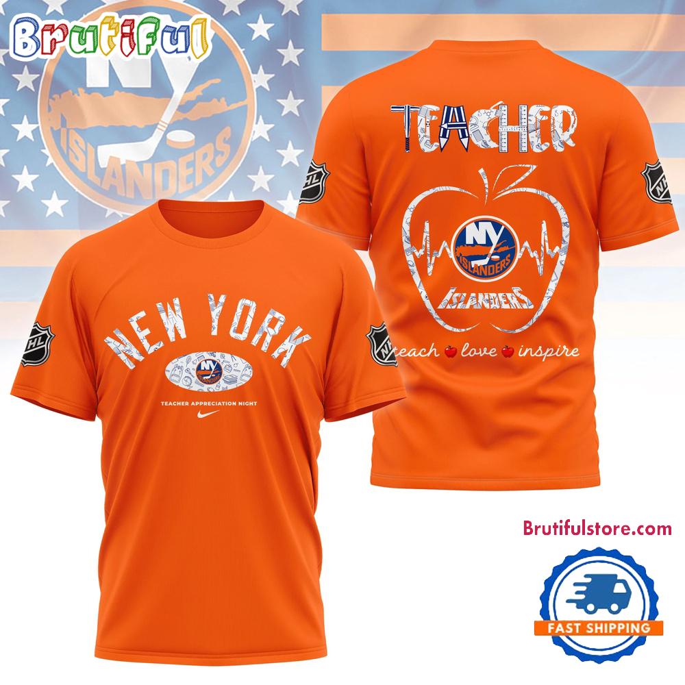 New York Islanders Nhl Teacher Appreciation Day 3D T Shirt