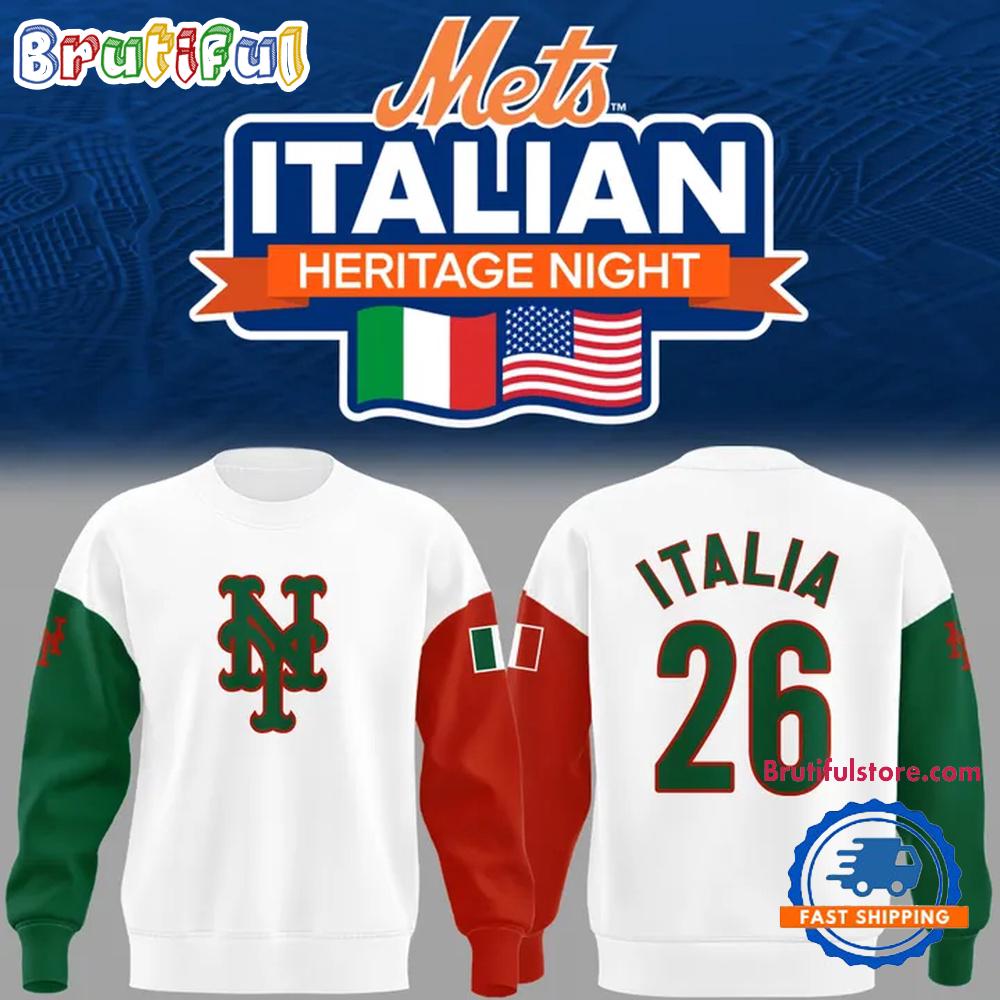 New York Mets 2026 Italian Heritage Celebration Limited Edition Sweatshirt