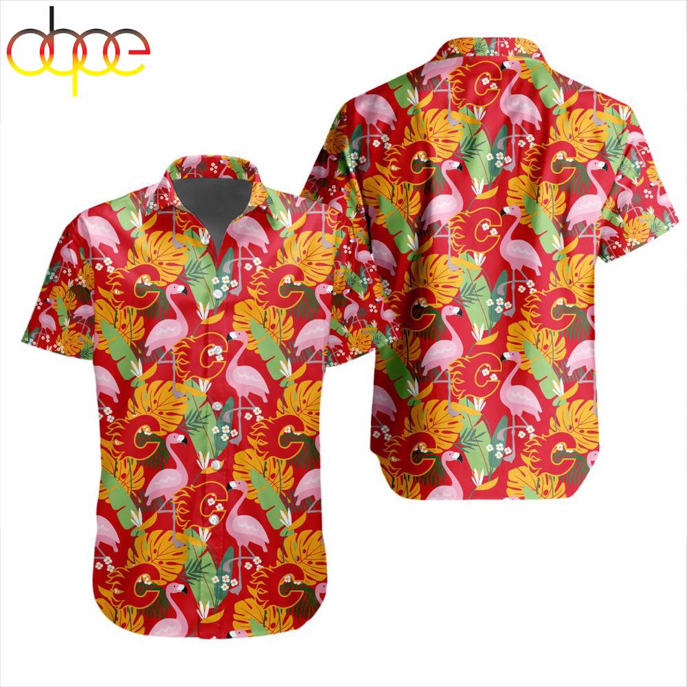 Nhl Calgary Flames Hawaiian Shirts For Fans
