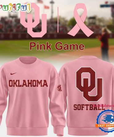 Oklahoma Sooners Softball 2026 Pink Uniform Limited Edition Sweatshirt