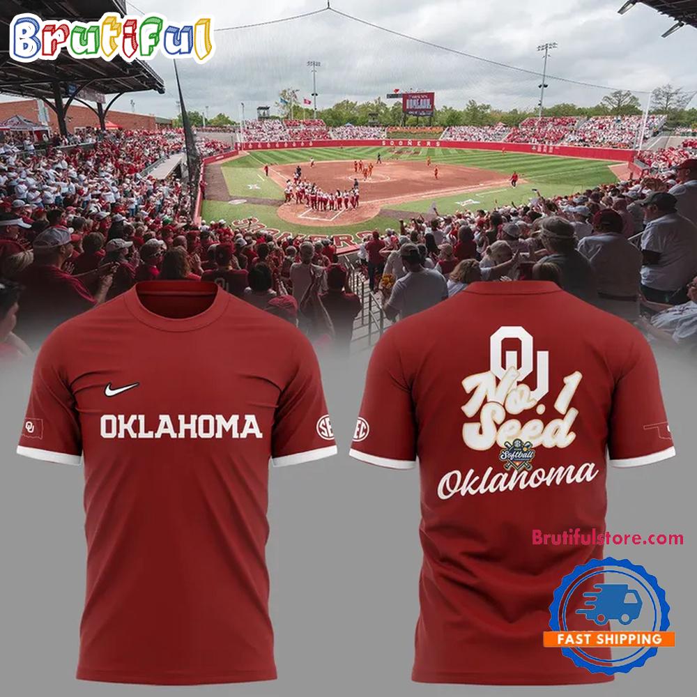 Oklahoma Sooners Softball No 1 Seed T Shirt