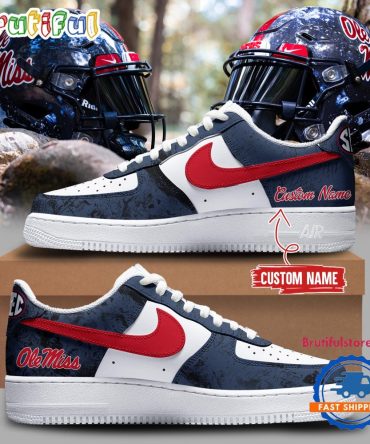 Ole Miss Rebels X Real Tree Wav3 2024 Air Force 1 Shoes Sneaker