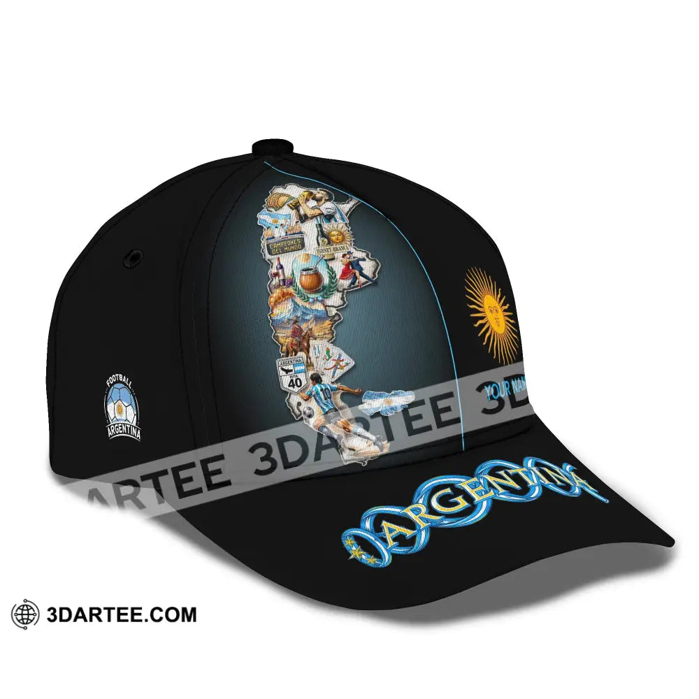 Personalized Cap, Customized Argentina Classic Cap - Image 3