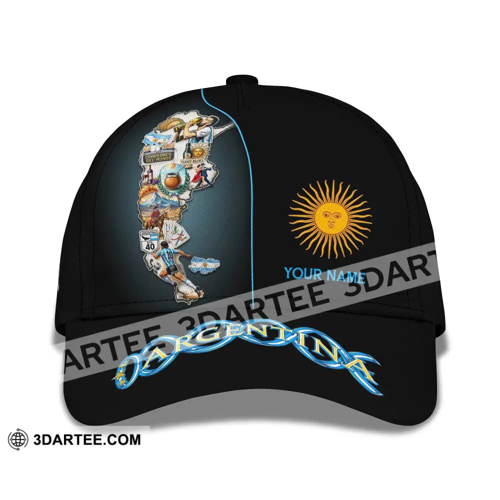 Personalized Cap, Customized Argentina Classic Cap - Image 2