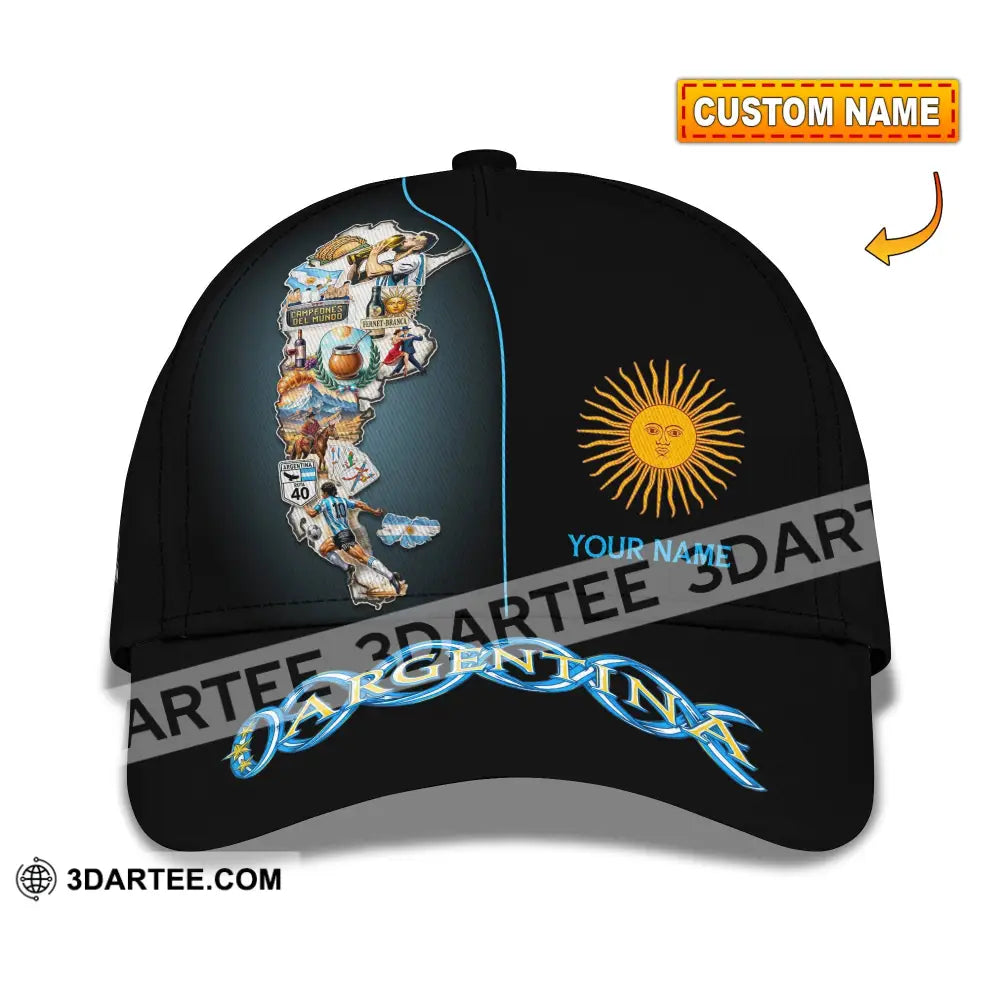 Personalized Cap, Customized Argentina Classic Cap