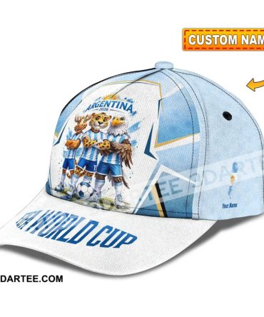 Personalized Cap, Customized Argentina World Cup 2026 Classic Cap