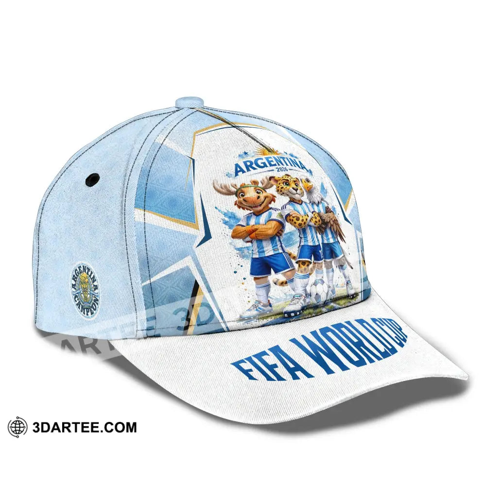 Personalized Cap, Customized Argentina World Cup 2026 Classic Cap - Image 3