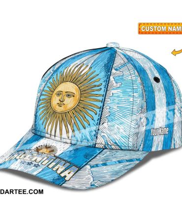 Personalized Cap, Customized Argentina World Cup 2026 Classic Cap