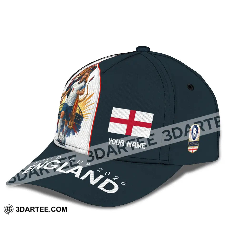 Personalized Cap, Customized England World Cup 2026 Classic Cap - Image 3