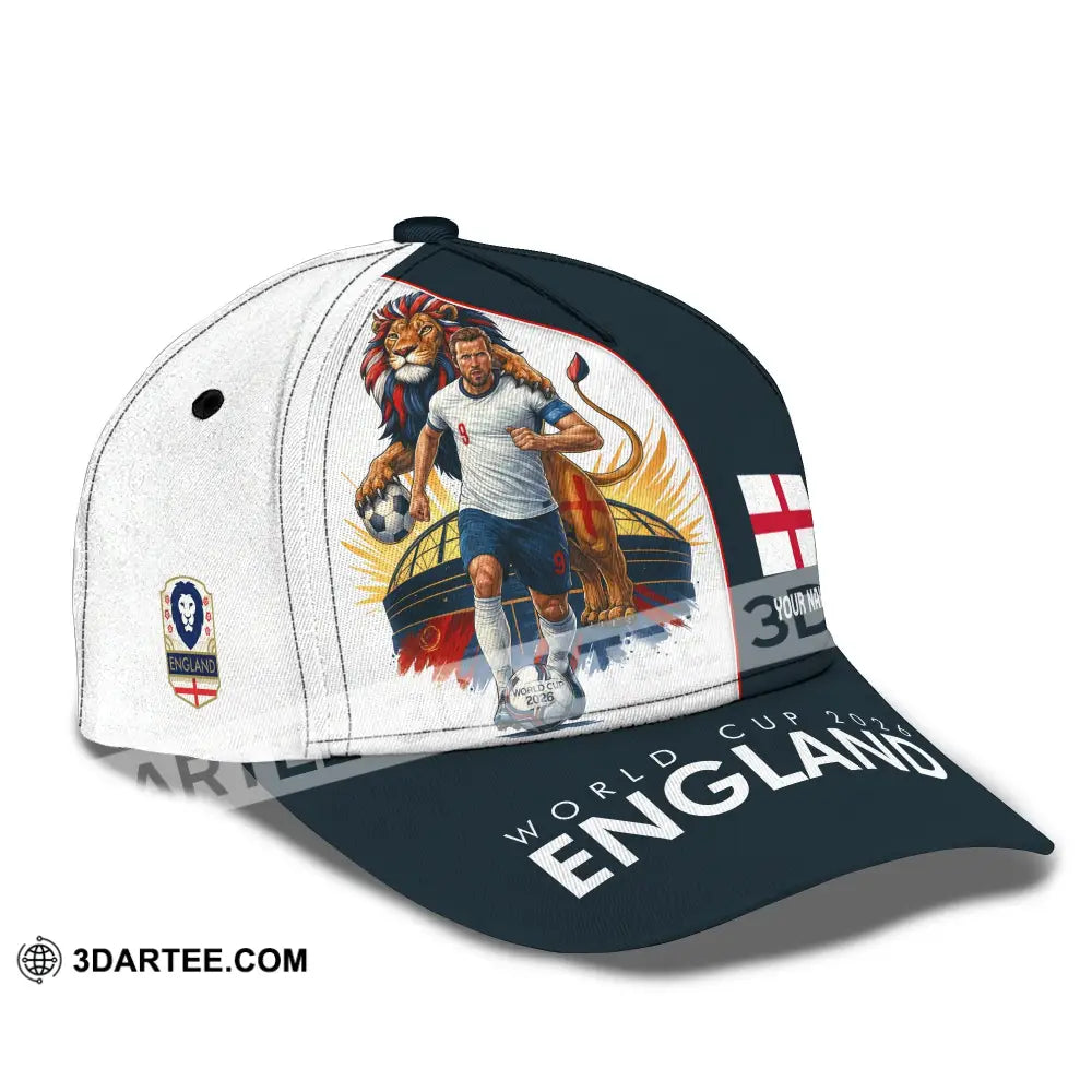 Personalized Cap, Customized England World Cup 2026 Classic Cap - Image 2