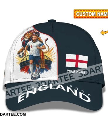 Personalized Cap, Customized England World Cup 2026 Classic Cap