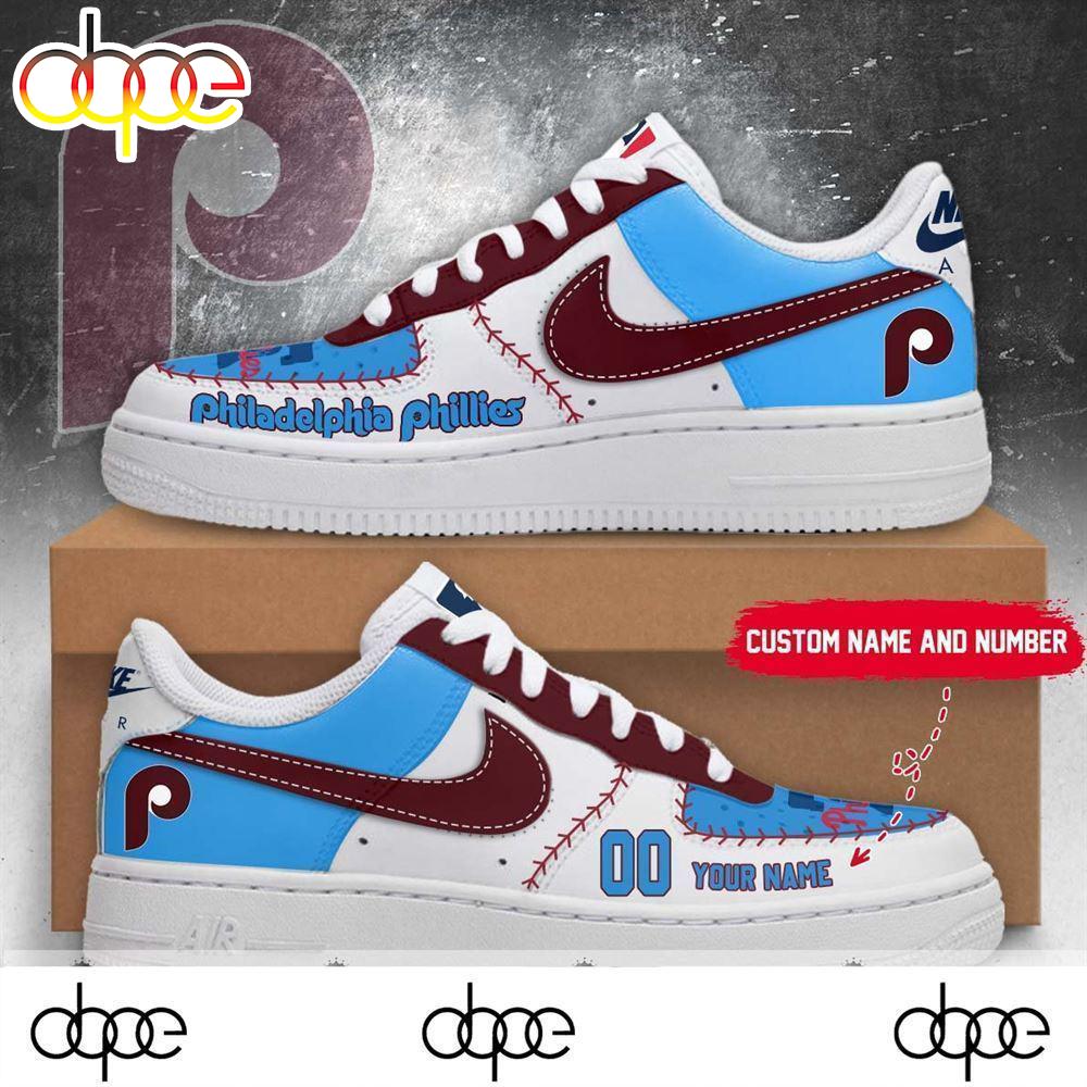 Philadelphia Phillies 2024 Number Af1 Sneaker