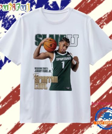 Slam U Jeremy Fears Jr Michigan State Spartans The Spartan Code T Shirt