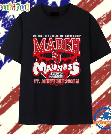 St John Red Storm 2026 Ncaa Men’S Basketball Championship March Madness T Shirt