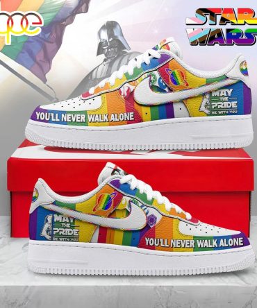 Star Wars You'Ll Never Walk Alone Air Force 1 Shoes For Fans