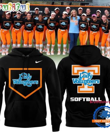 Tennessee Lady Volunteers Softball 2026 Black Uniform Limited Hoodie