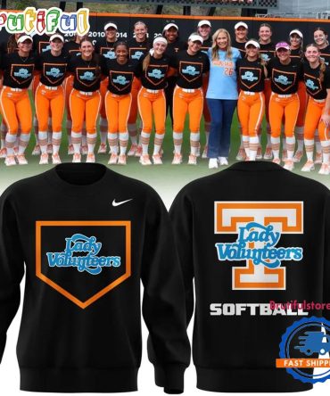 Tennessee Lady Volunteers Softball 2026 Black Uniform Limited Sweatshirt