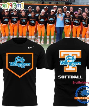 Tennessee Lady Volunteers Softball 2026 Black Uniform Limited T Shirt