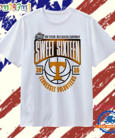 Tennessee Volunteers 2026 Ncaa Men’S Basketball Tournament March Madness Sweet 16 T Shirt