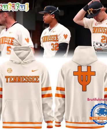 Tennessee Volunteers Baseball Throwback Uniform 2026 Limited Edition Hoodie