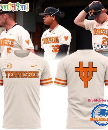Tennessee Volunteers Baseball Throwback Uniform 2026 Limited Edition T Shirt