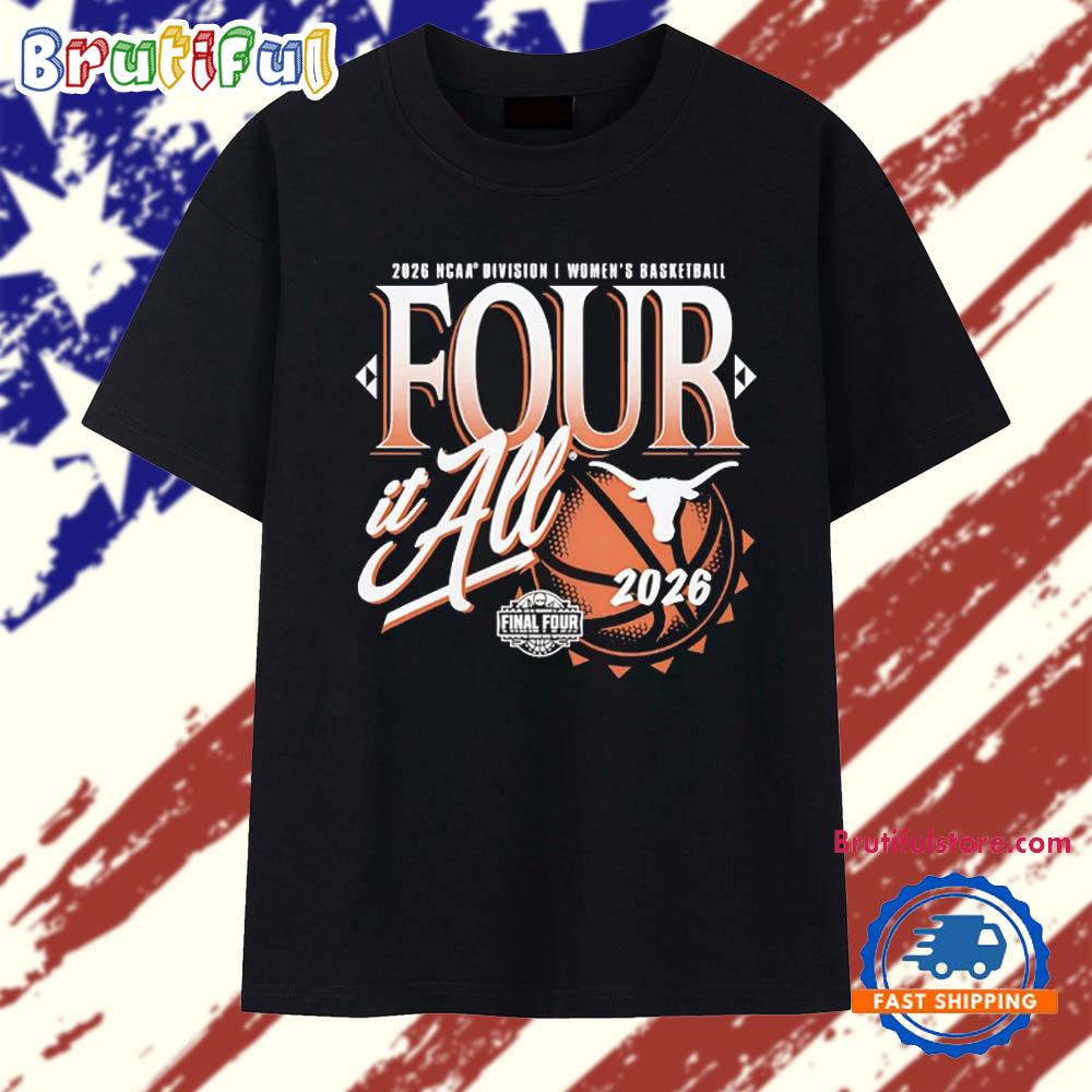 Texas Longhorns 2026 Ncaa Women’S Basketball March Madness Final Four Zone Move T Shirt