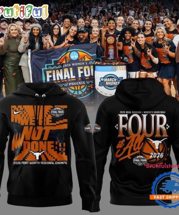 Texas Longhorns 2026 Ncaa Women'S Basketball Tournament March Madness Final Four Hoodie