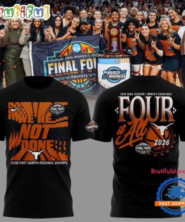 Texas Longhorns 2026 Ncaa Women'S Basketball Tournament March Madness Final Four T Shirt