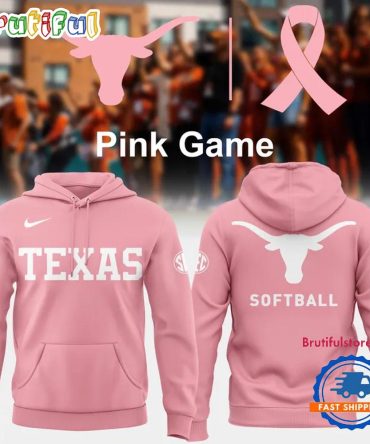 Texas Longhorns Softball 2026 Pink Uniform Limited Edition Hoodie