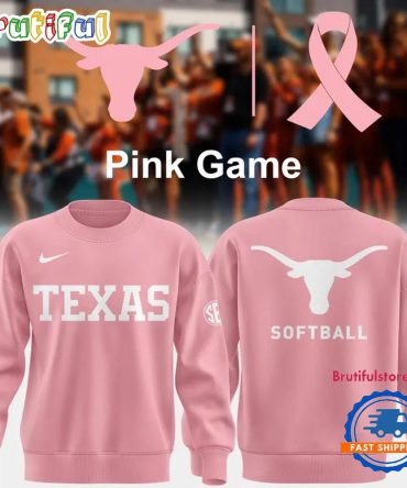 Texas Longhorns Softball 2026 Pink Uniform Limited Edition Sweatshirt