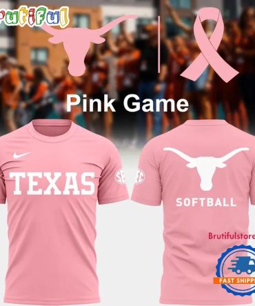 Texas Longhorns Softball 2026 Pink Uniform Limited Edition T Shirt