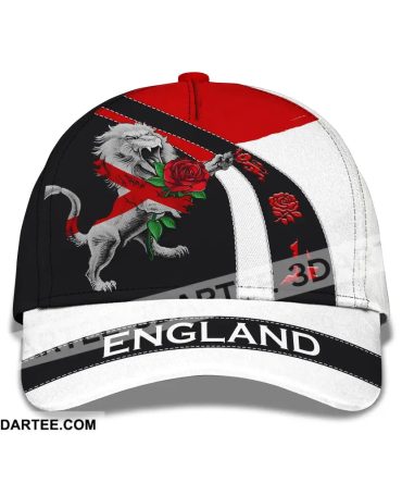 Unisex Cap, Football Cap, England Rose Lion Cap