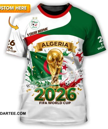 Unisex Shirt - Custom Algeria World Cup 2026 3D Shirt