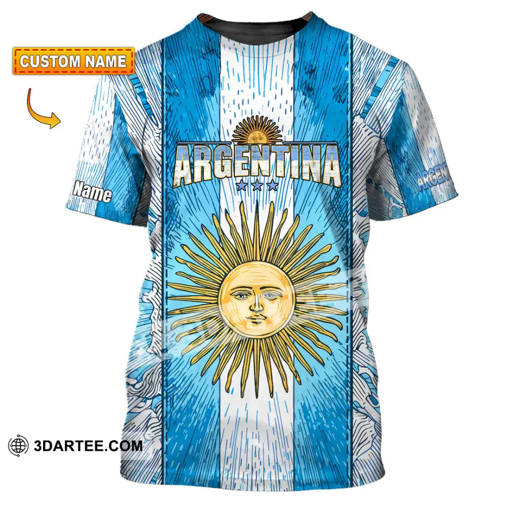 Unisex Shirt - Custom Argentina World Cup 2026 3D Shirt