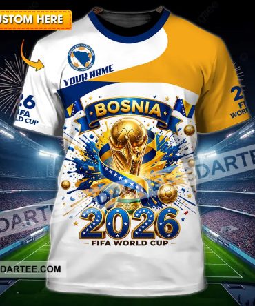 Unisex Shirt - Custom Bosnia World Cup 2026 3D Shirt