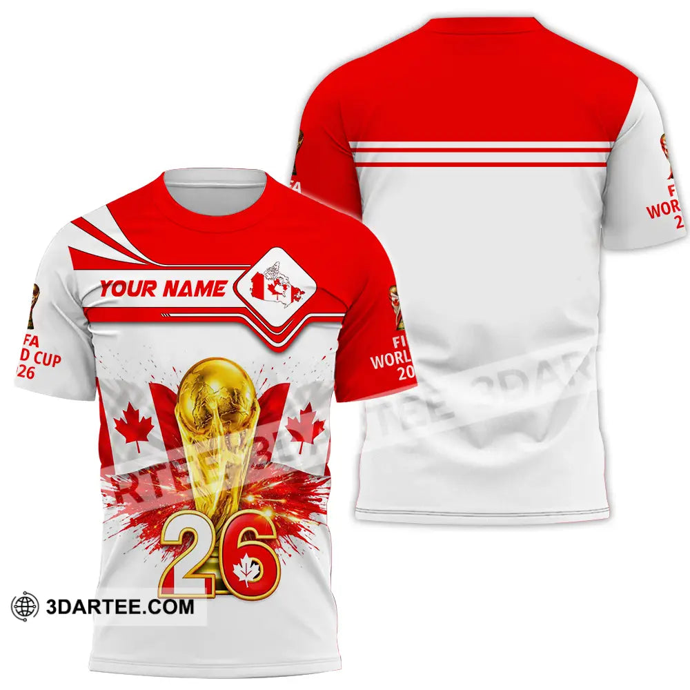 Unisex Shirt - Custom Canada World Cup 2026 3D Shirt - Image 2