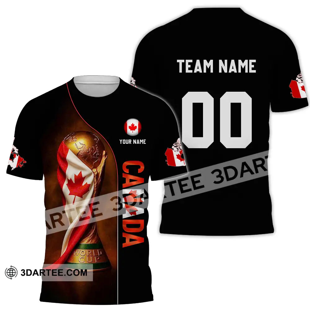 Unisex Shirt - Custom Canada World Cup 2026 3D Shirt - Image 2