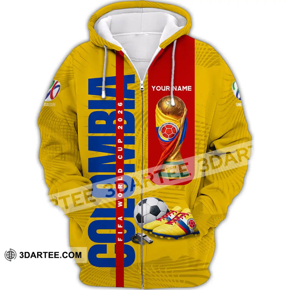 Unisex Shirt - Custom Colombia World Cup 2026 3D Shirt - Image 3