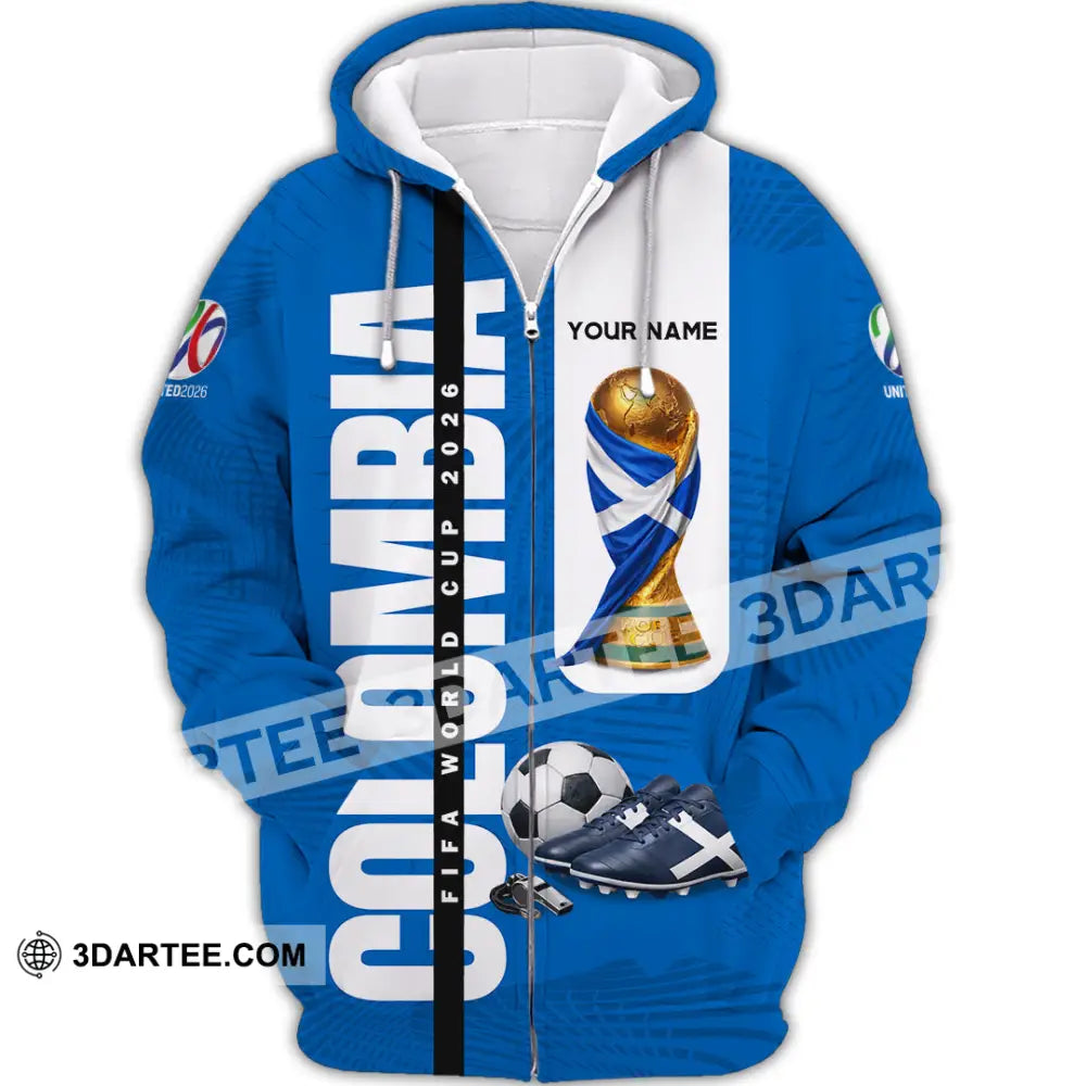 Unisex Shirt - Custom Colombia World Cup 2026 3D Shirt - Image 3