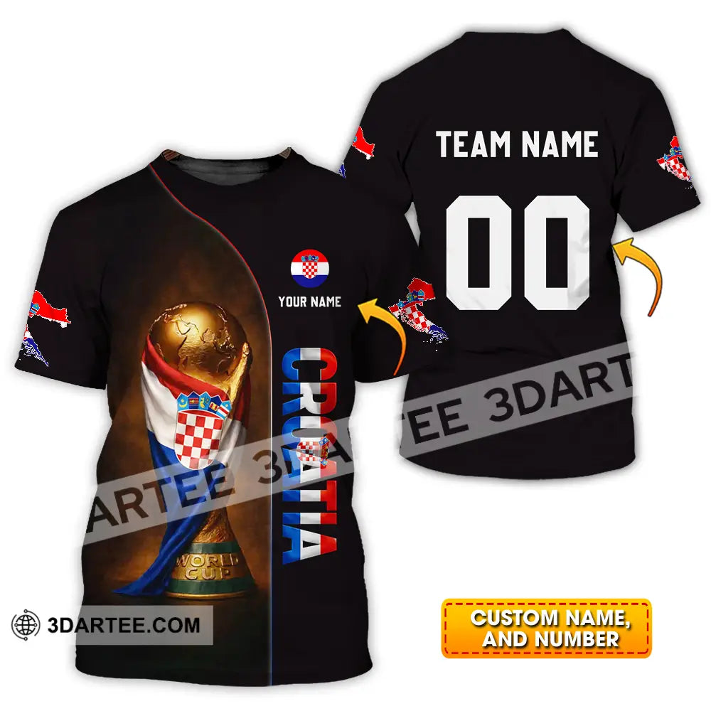 Unisex Shirt - Custom Croatia 3D Shirt
