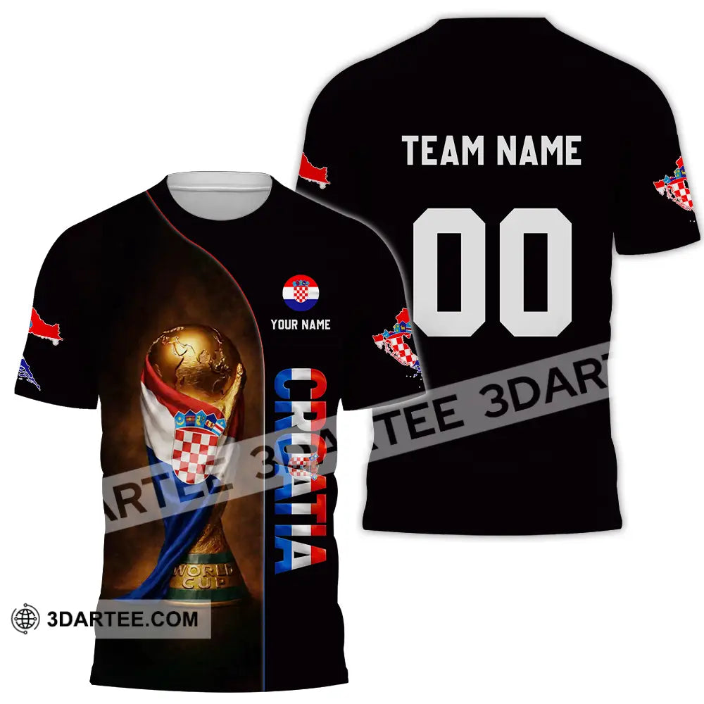 Unisex Shirt - Custom Croatia 3D Shirt - Image 2