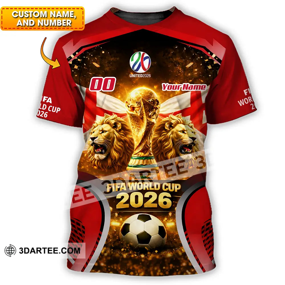 Unisex Shirt - Custom England World Cup 2026 3D Shirt