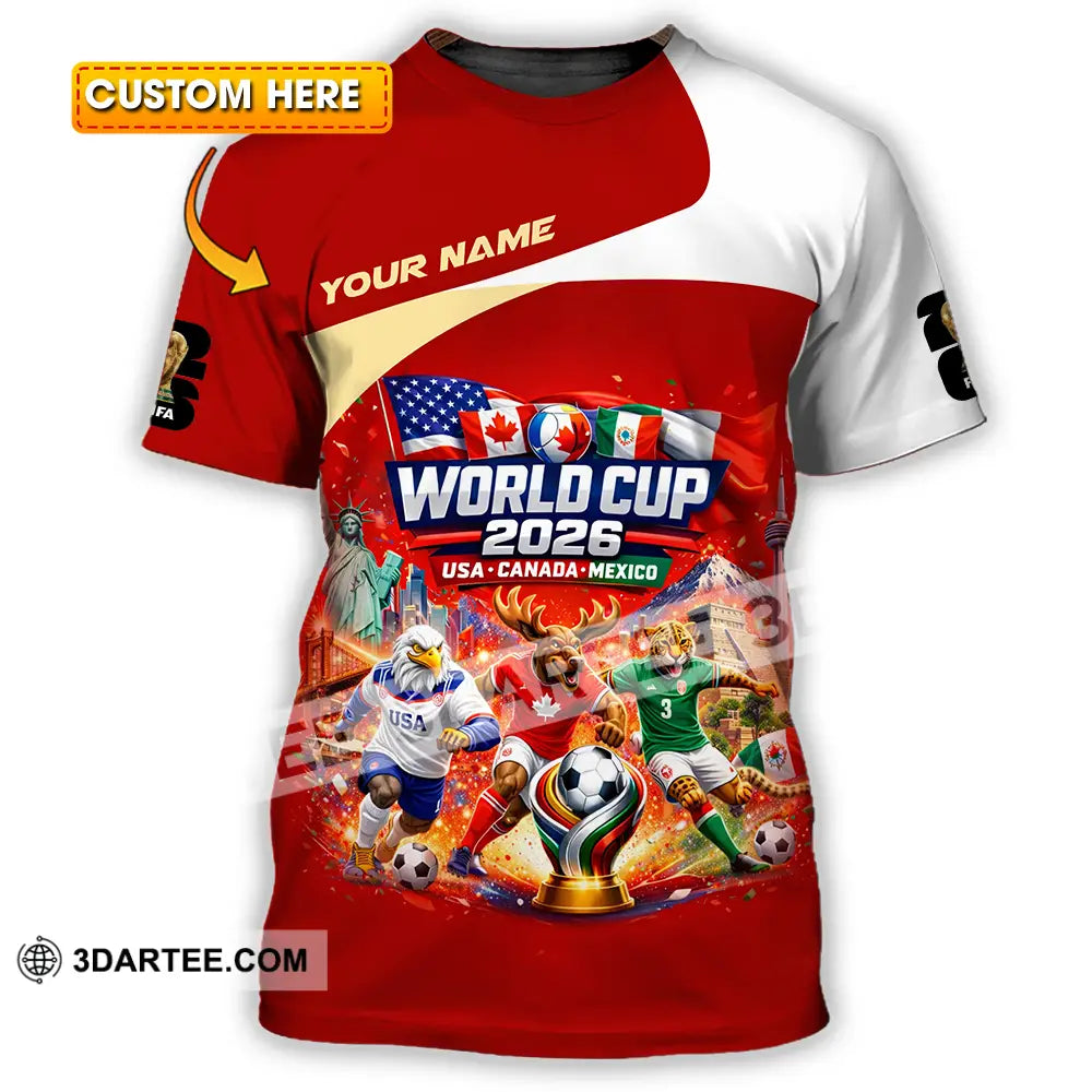 Unisex Shirt - Custom Fifa World Cup 2026 3D Shirt