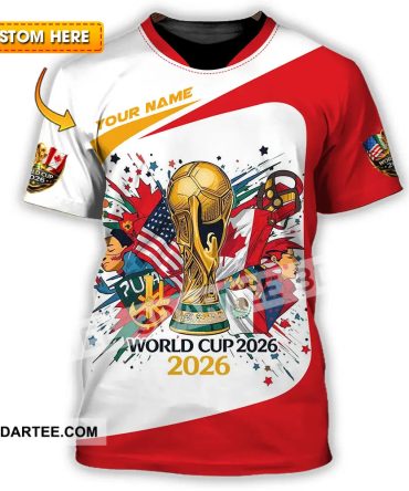 Unisex Shirt - Custom Fifa World Cup 2026 3D Shirt