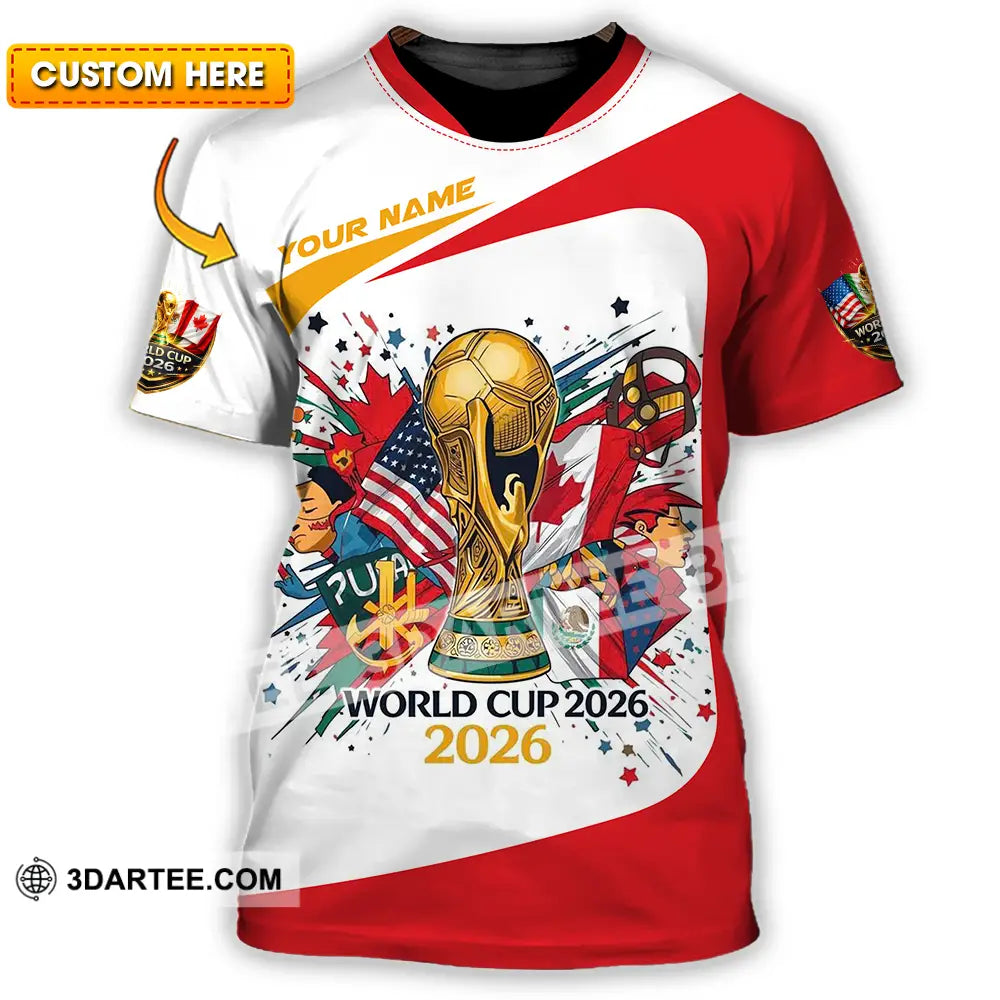 Unisex Shirt - Custom Fifa World Cup 2026 3D Shirt