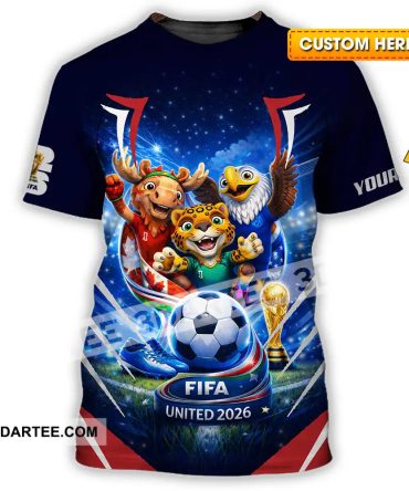 Unisex Shirt - Custom Fifa World Cup 2026 3D Shirt