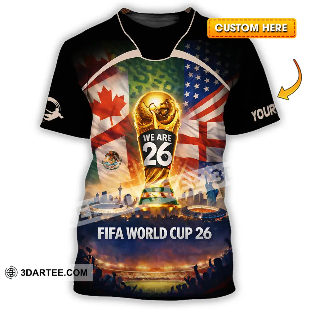 Unisex Shirt - Custom Fifa World Cup 2026 3D Shirt